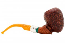 Luigi Viprati Dali 2012 Sandblast Walnut Tobacco Pipe 101-5489