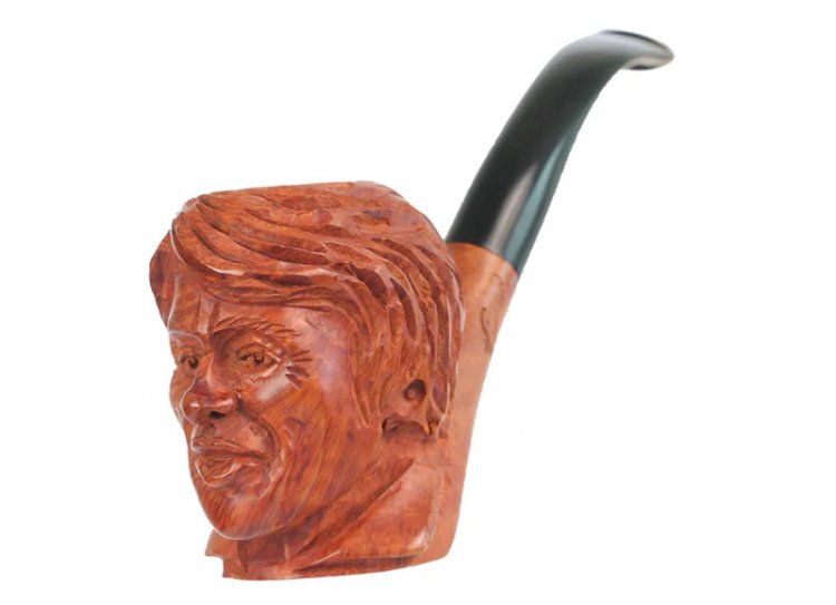 Carved Briar Pipe