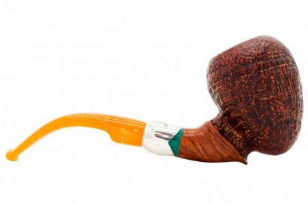 Luigi Viprati Dali 2012 Sandblast Walnut Tobacco Pipe 101-5489