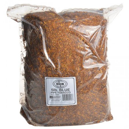 OHM Blue Pipe Tobacco 5 Lb. Bag