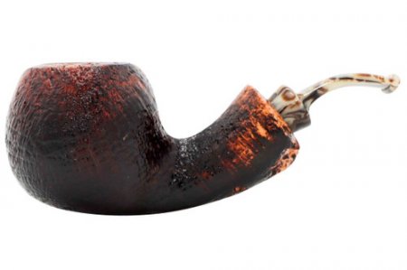 Neerup Basic Series Gr 2 Sandblast Bent Brandy Tobacco Pipe 101-5221