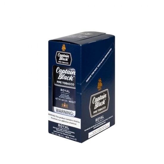 Captain Black Royal Pipe Tobacco 5 Pockets of 1.5 oz.