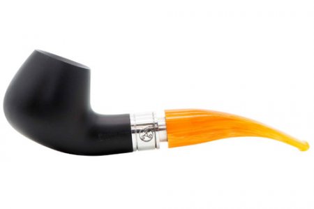 Rattray's Monarch 4 Black Smooth Tobacco Pipe