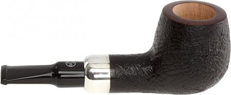 Rattray's Chubby Jackey Silver Tobacco PipeSandblast