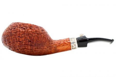 L'Anatra Sandblast Freehand Tobacco Pipe 101-4794