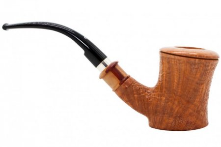 Luigi Viprati Pipa dell'anno 2013 Sabbiata Natural Tobacco Pipe 101-5493