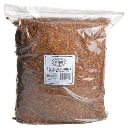 OHM Gold Mint Pipe Tobacco 5 Lb. Bag