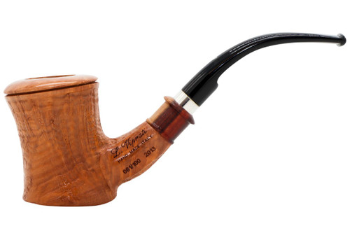 Luigi Viprati Pipa dell\'anno 2013 Sabbiata Natural Tobacco Pipe 101-5493