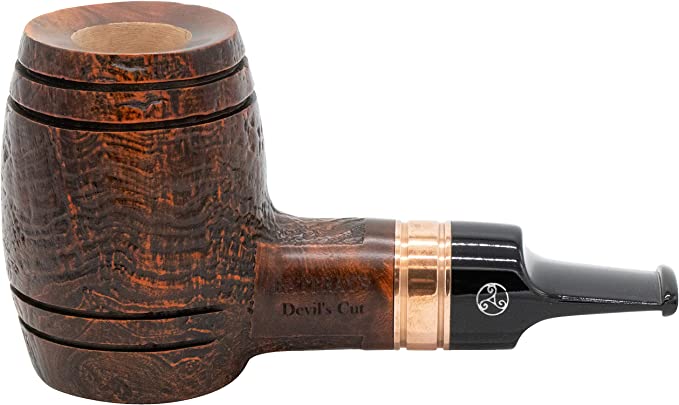 Rattray\'s Devil\'s Cut 130 Sandblast Brown Tobacco Pipe