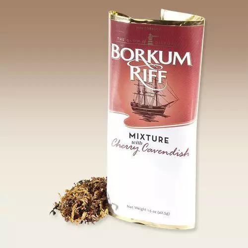 Borkum Riff Pouch Cherry Pipe Tobacco